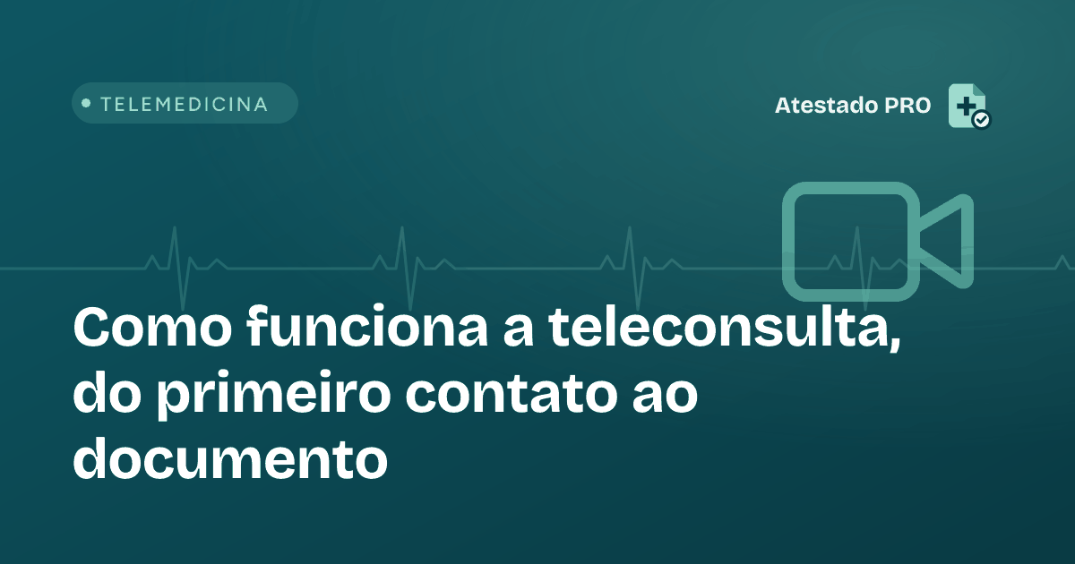Ilustração do artigo: Como funciona a teleconsulta, do primeiro contato ao documento